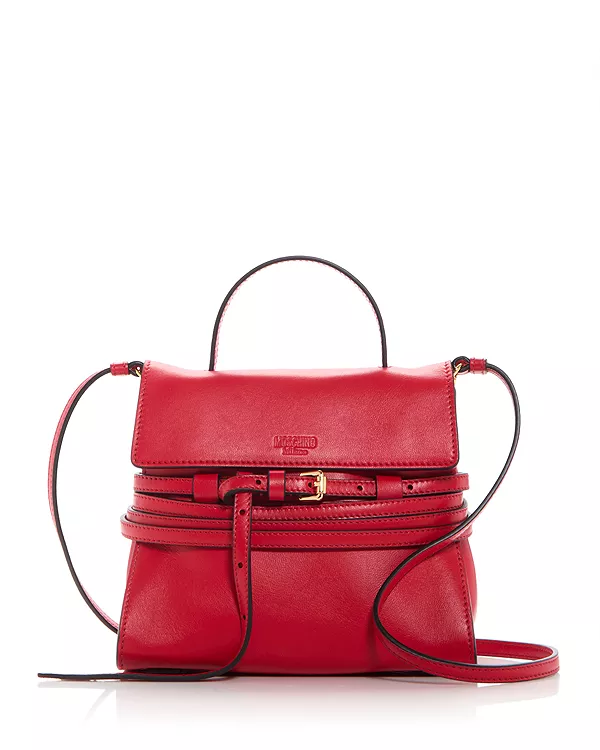Маленькая кожаная сумка через плечо Tie me Moschino, красный
Маленькая кожаная сумка через плечо Tie me Moschino, красный