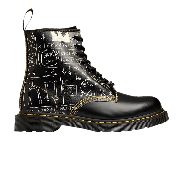 Мужские ботинки Dr. Martens Jean-Michel Basquiat x 1460 с принтом, черный
Мужские ботинки Dr. Martens Jean-Michel Basquiat x 1460 с принтом, черный