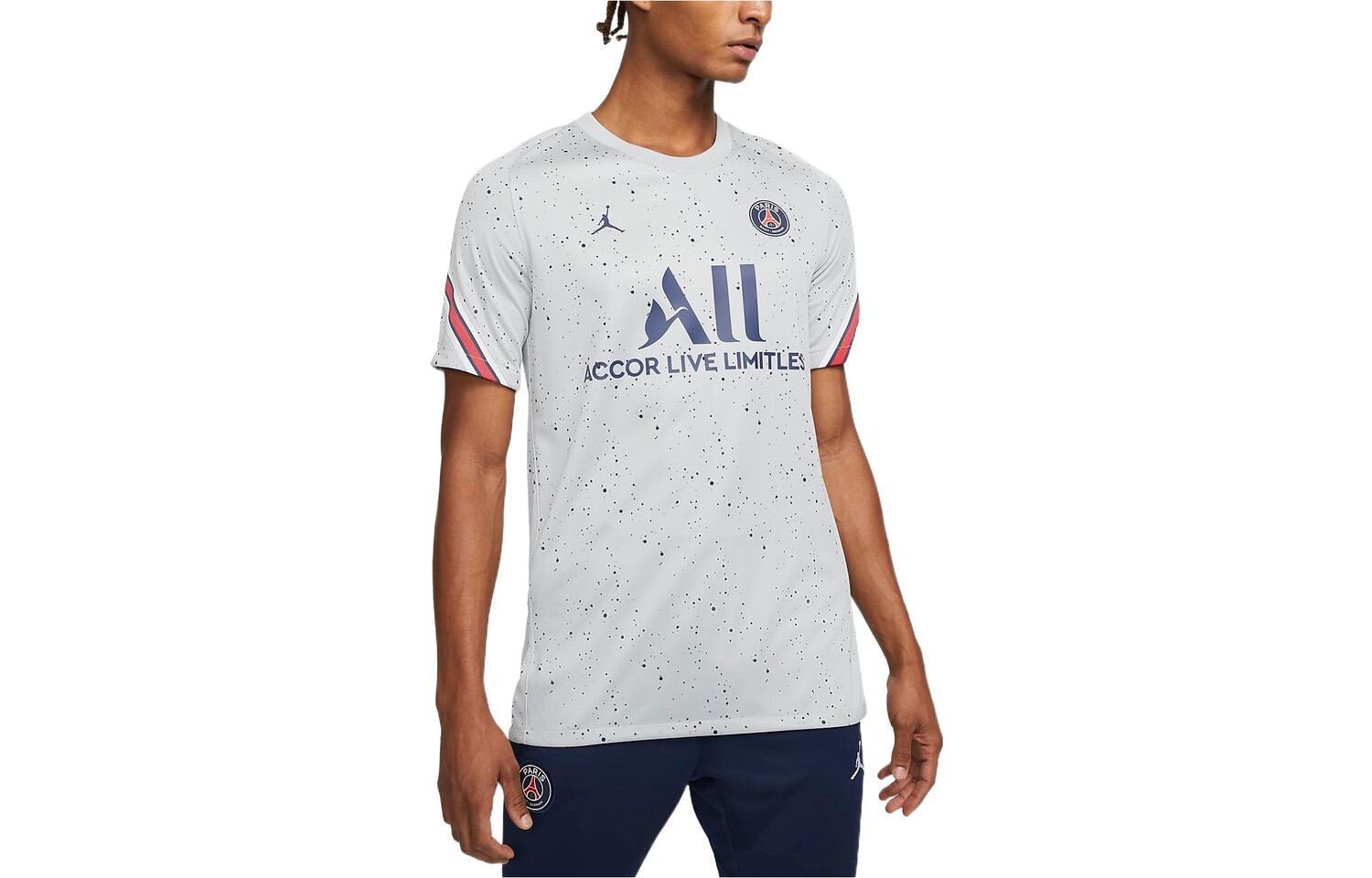 Мужская футбольная майка Jordan, цвет серый
Мужская футбольная майка Jordan, цвет серый