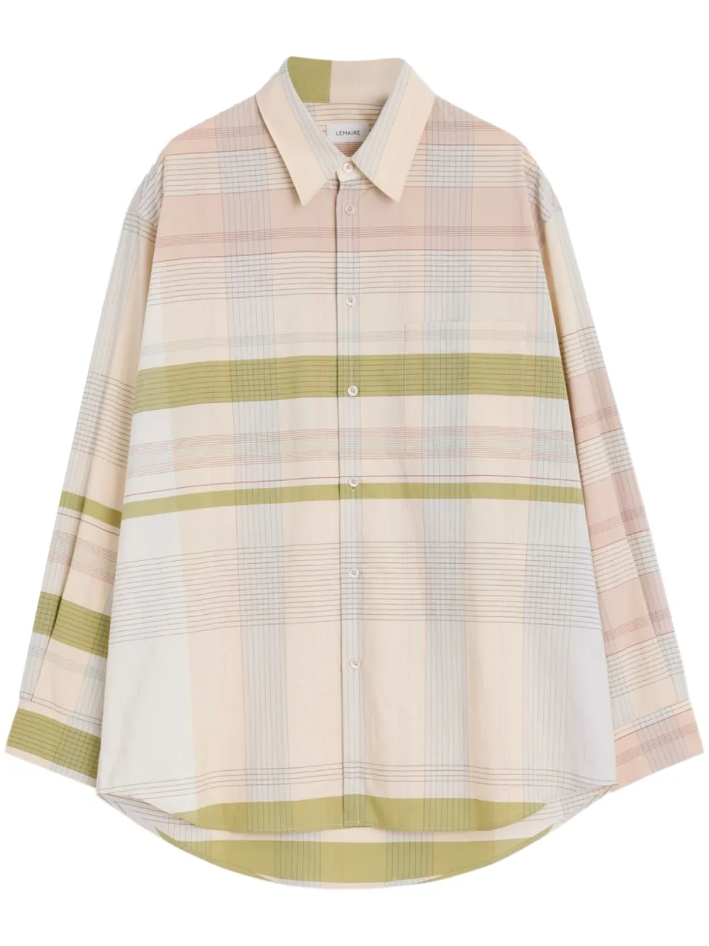 Клетчатая рубашка Lemaire, бежевый
Клетчатая рубашка Lemaire, бежевый