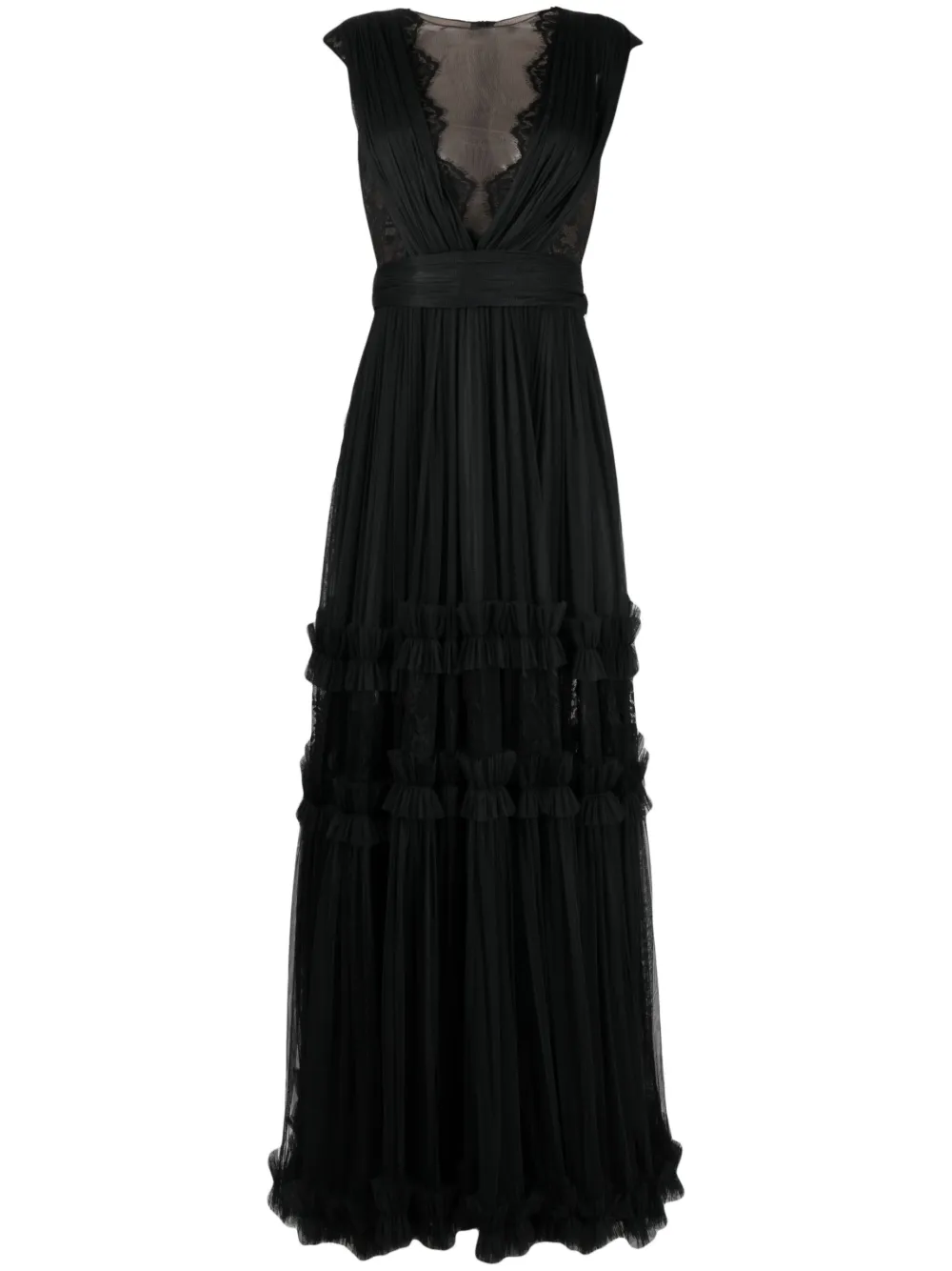 Платье макси со сборками Ana Radu, черный
Платье макси со сборками Ana Radu, черный