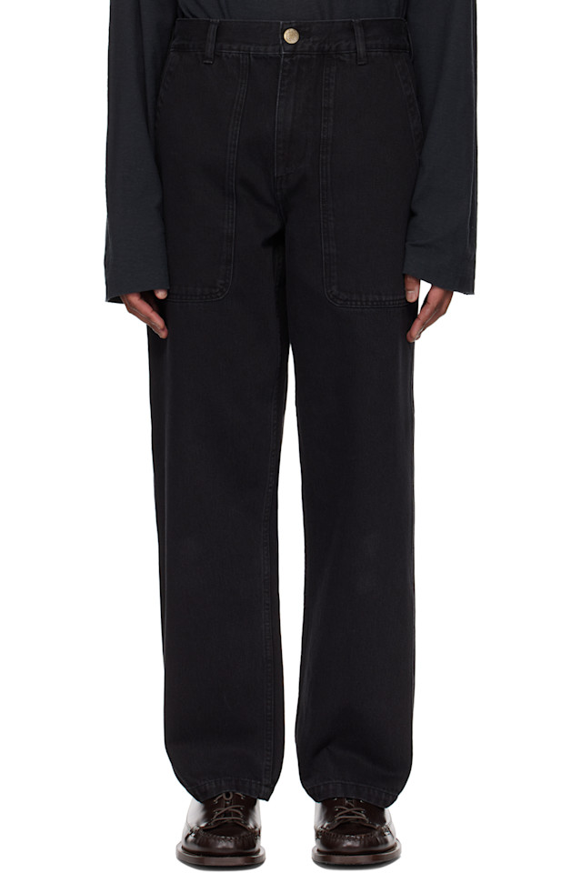 Джинсы с нашивкой из твила Palmes, черный
Джинсы с нашивкой из твила Palmes, черный