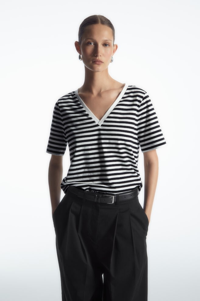 Футболка 24/7 со стандартным v образным вырезом Cos, черный
Футболка 24/7 со стандартным v образным вырезом Cos, черный