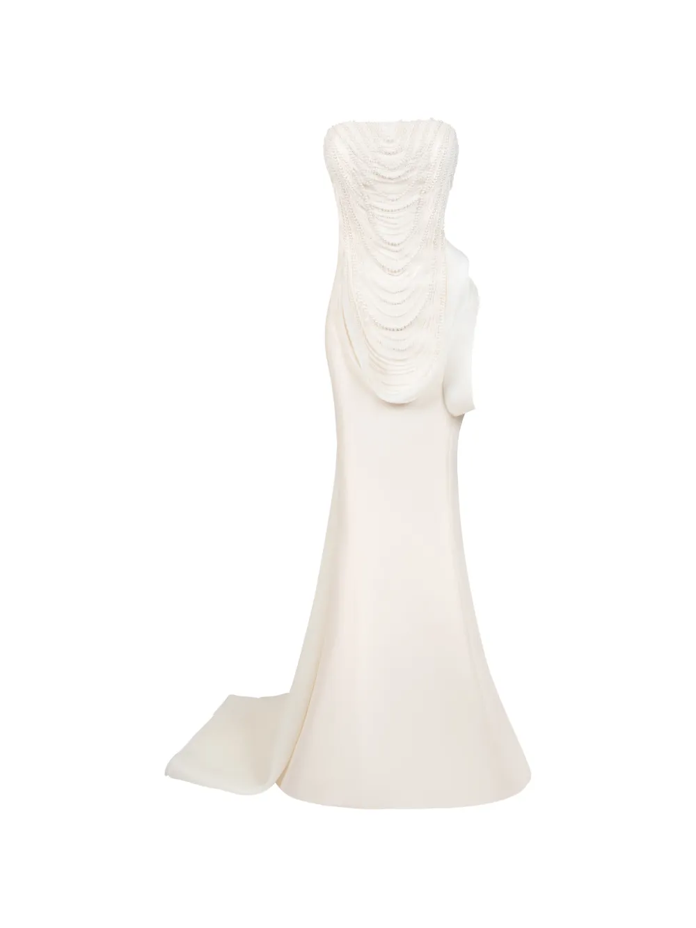 Макси-платье с бисерной вышивкой в цветочном стиле Gaby Charbachy, белый
Макси-платье с бисерной вышивкой в цветочном стиле Gaby Charbachy, белый