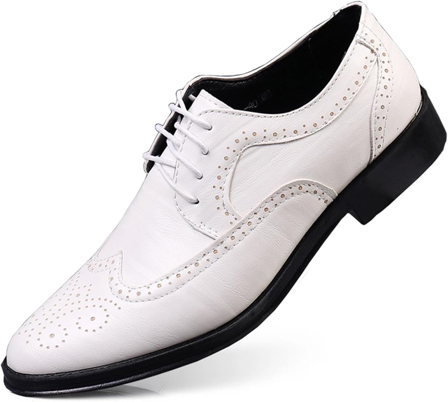 Мужские классические туфли с крылышками, деловые формальные, современные броги, повседневные оксфорды на шнуровке Rougono, белый
Мужские классические туфли с крылышками, деловые формальные, современные броги, повседневные оксфорды на шнуровке Rougono, белый