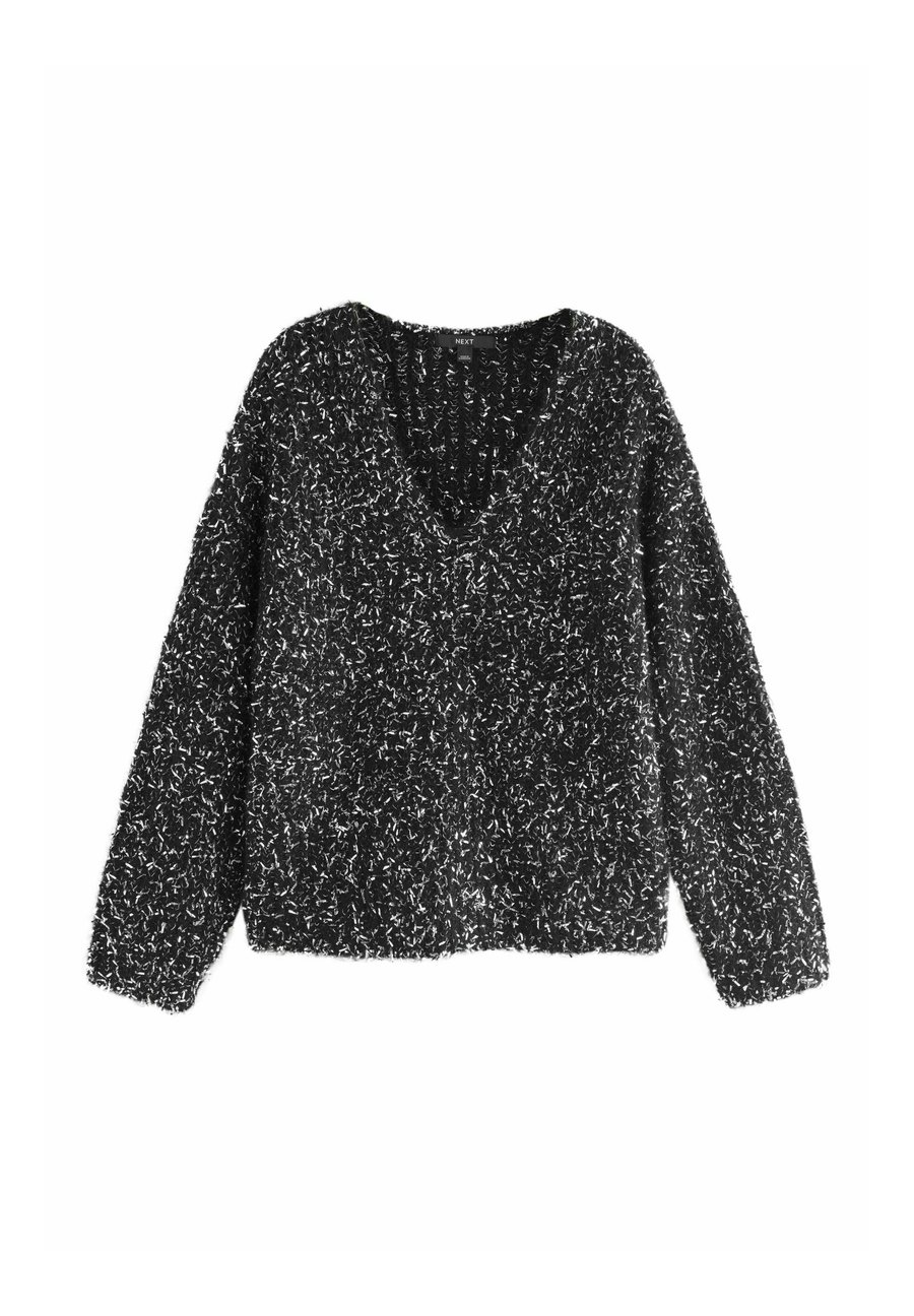 Джемпер Next V-NECK CHUNKY, Black/Silver/Black
Джемпер Next V-NECK CHUNKY, Black/Silver/Black