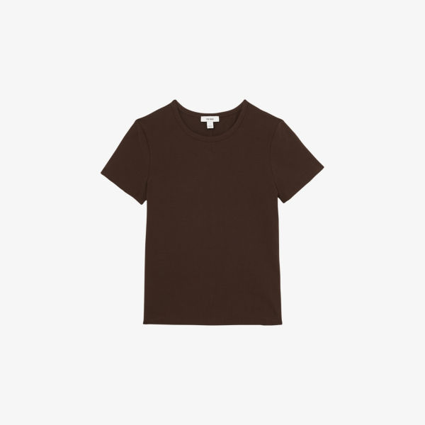 Футболка Reiss Jolie облегающего кроя, коричневый
Футболка Reiss Jolie облегающего кроя, коричневый