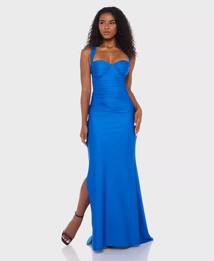 Платье-бюстье с широкими бретелями без рукавов для юниоров Bee Darlin, синий
Платье-бюстье с широкими бретелями без рукавов для юниоров Bee Darlin, синий