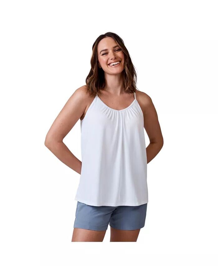 Женский топ на бретельках со встроенным бюстгальтером Microtech Chill B Cool с v-образным вырезом Free Country, белый
Женский топ на бретельках со встроенным бюстгальтером Microtech Chill B Cool с v-образным вырезом Free Country, белый
