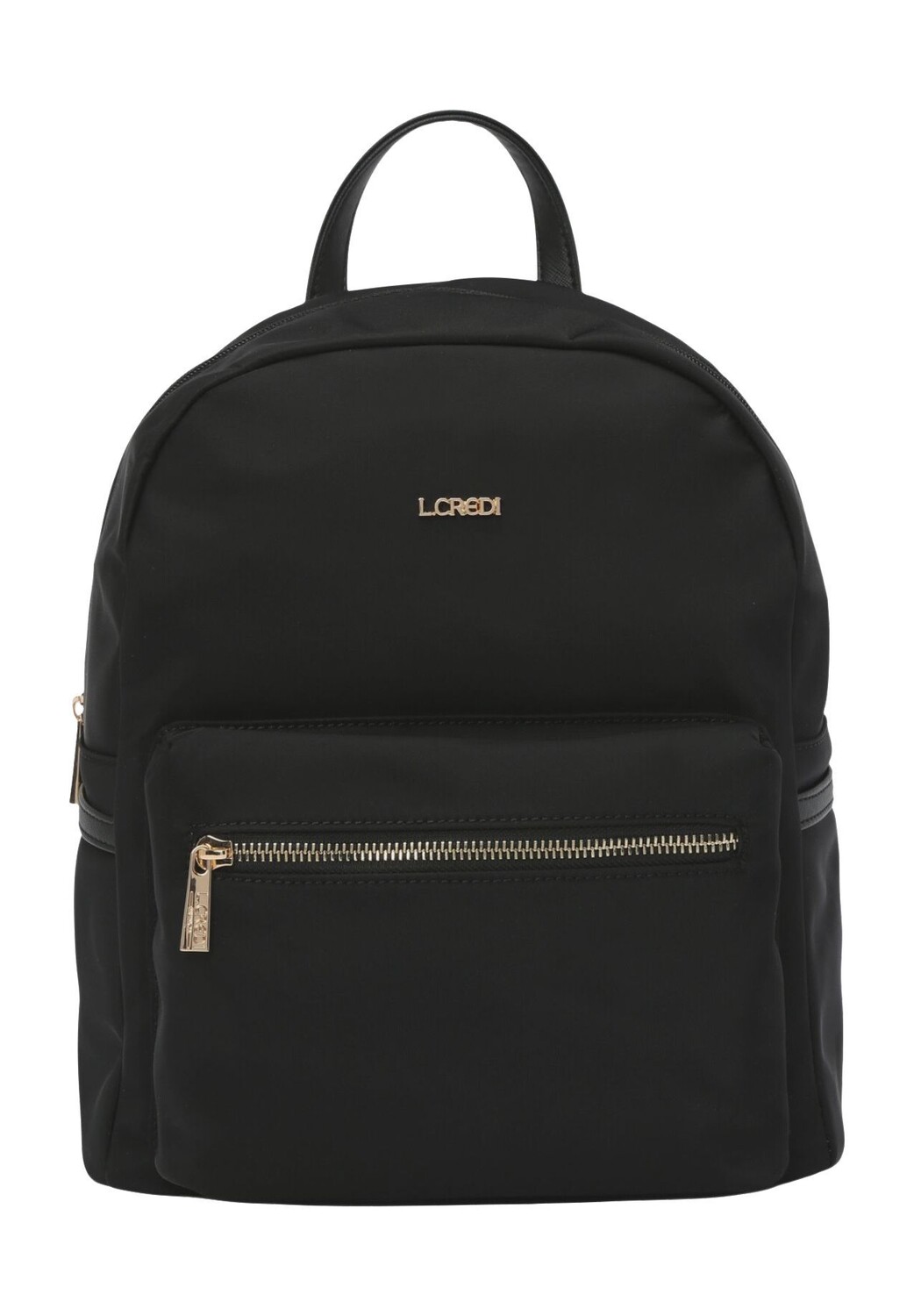 Рюкзак с эмблемой, однотонный, женский L.CREDI, черный
Рюкзак с эмблемой, однотонный, женский L.CREDI, черный