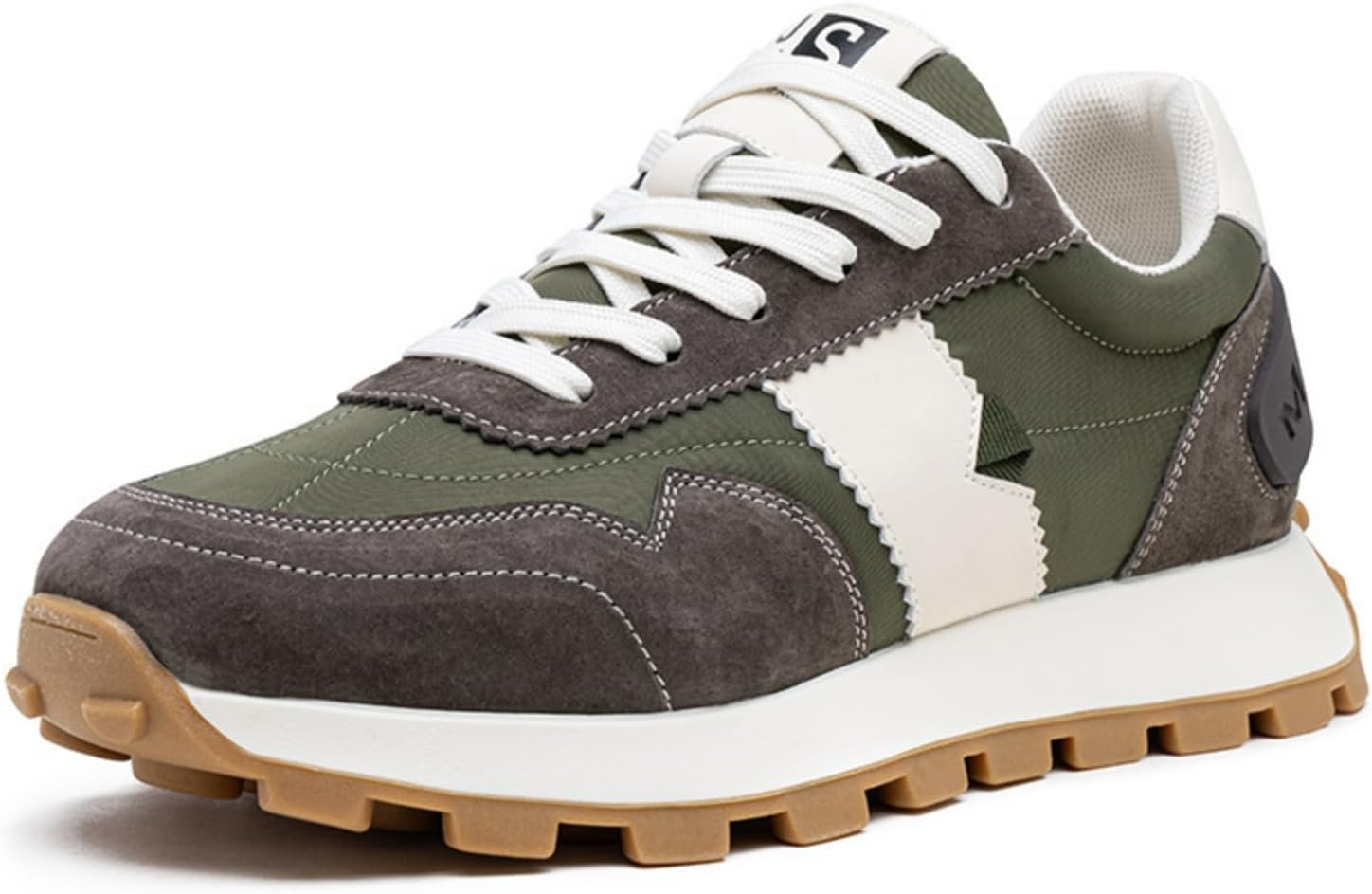 Мужские ретро кроссовки с массивной подошвой, легкие, дышащие, удобные, модные туфли для прогулок Macefil, зеленый/серый
Мужские ретро кроссовки с массивной подошвой, легкие, дышащие, удобные, модные туфли для прогулок Macefil, зеленый/серый