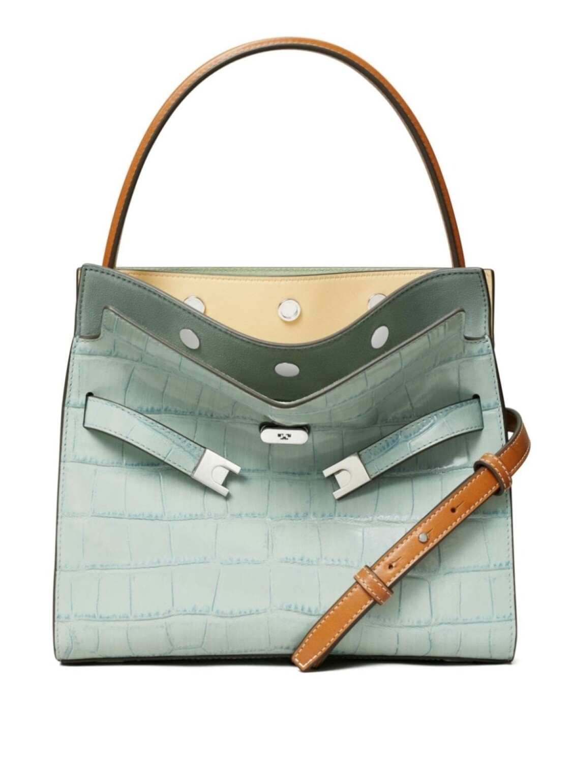 Маленькая сумка-шоппер Tory Burch с тиснением, синий
Маленькая сумка-шоппер Tory Burch с тиснением, синий