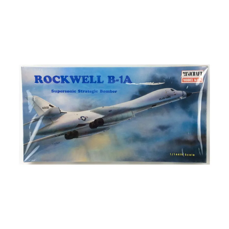 Rockwell B-1A Сверхзвуковой стратегический бомбардировщик, Modern Aircraft & Spacecraft - 1:144 Scale (Minicraft)
Rockwell B-1A Сверхзвуковой стратегический бомбардировщик, Modern Aircraft & Spacecraft - 1:144 Scale (Minicraft)