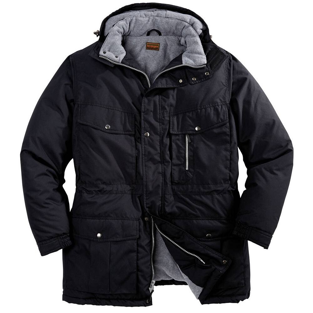 Мужская парка Boulder Creek By Kingsize, большая и высокая, на флисовой подкладке, со съемным капюшоном и 6 карманами, черный
Мужская парка Boulder Creek By Kingsize, большая и высокая, на флисовой подкладке, со съемным капюшоном и 6 карманами, черный