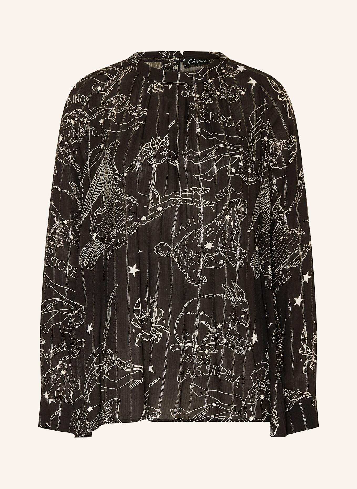 Блузка-Рубашка с блестящей пряжей Grace, мультиколор
Блузка-Рубашка с блестящей пряжей Grace, мультиколор