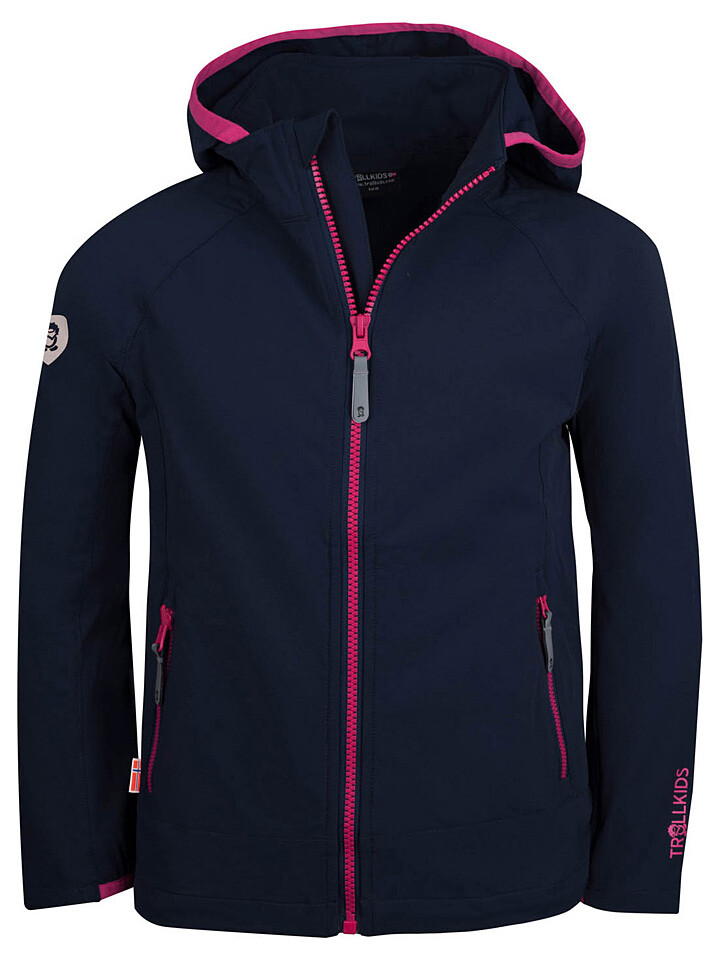 Куртка софтшелл Trollkids Kvalvika, темно синий
Куртка софтшелл Trollkids Kvalvika, темно синий
