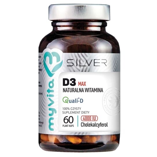 Серебро Витамин D3 MAX 4000 МЕ, 60 капс. MyVita
Серебро Витамин D3 MAX 4000 МЕ, 60 капс. MyVita