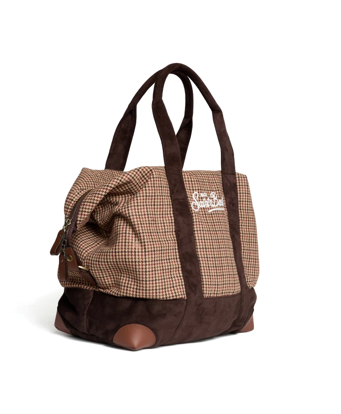 Мягкая сумочка Pied de poule Mc2 Saint Barth, коричневый
Мягкая сумочка Pied de poule Mc2 Saint Barth, коричневый