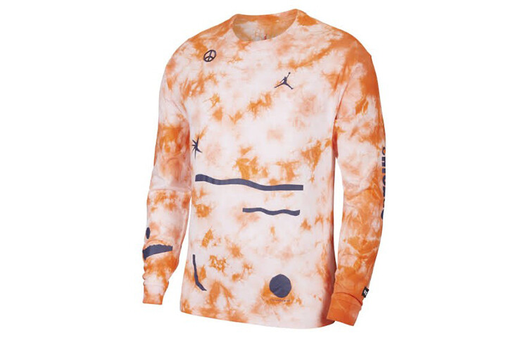 Футболка мужская оранжевая Jordan, оранжевый 
Футболка мужская оранжевая Jordan, оранжевый