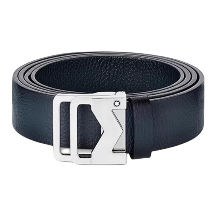 Montblanc Мужской кожаный ремень, темно-синий, 3,5 см
Montblanc Мужской кожаный ремень, темно-синий, 3,5 см