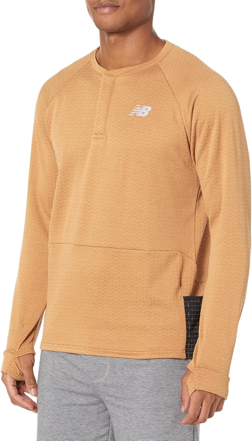 Мужская кофта New Balance NB Heat Grid с длинным рукавом, Tobacco Heather
Мужская кофта New Balance NB Heat Grid с длинным рукавом, Tobacco Heather