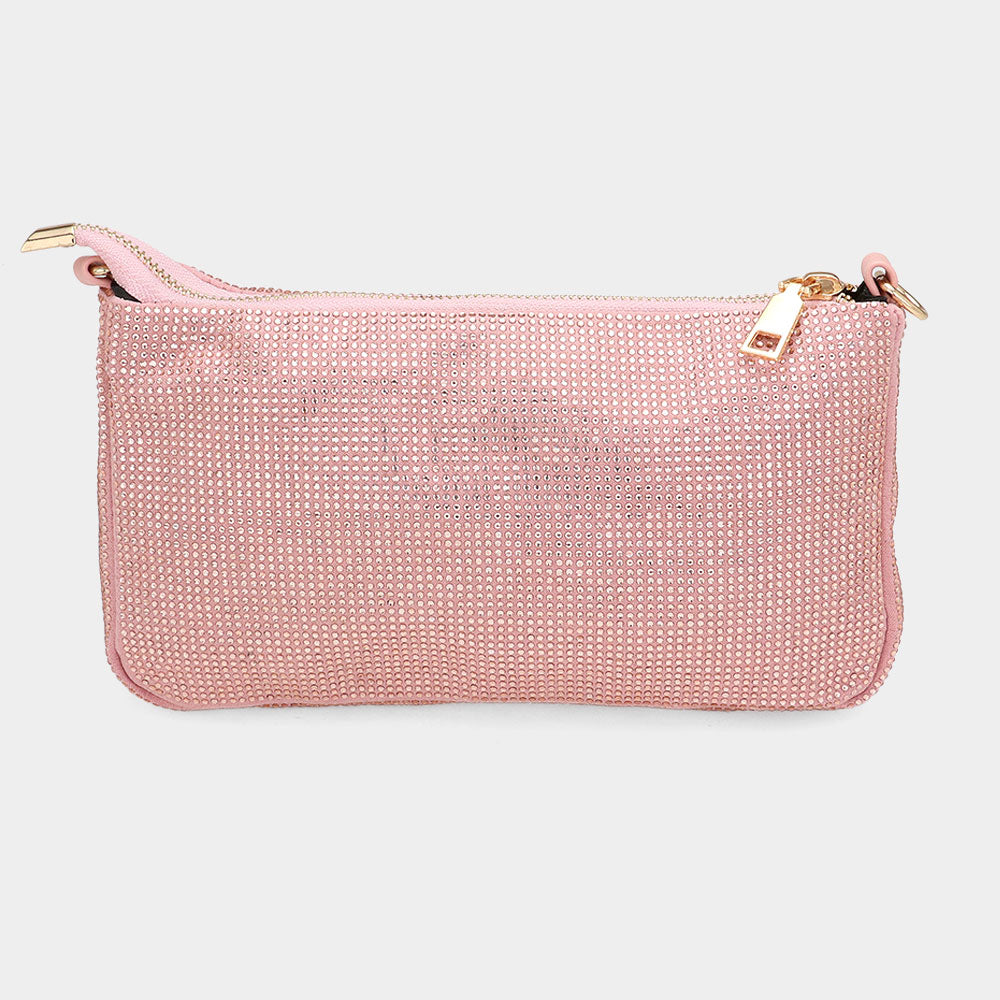 Блестящая стеганая плоская сумка через плечо FASHNZFAB, розовый
Блестящая стеганая плоская сумка через плечо FASHNZFAB, розовый