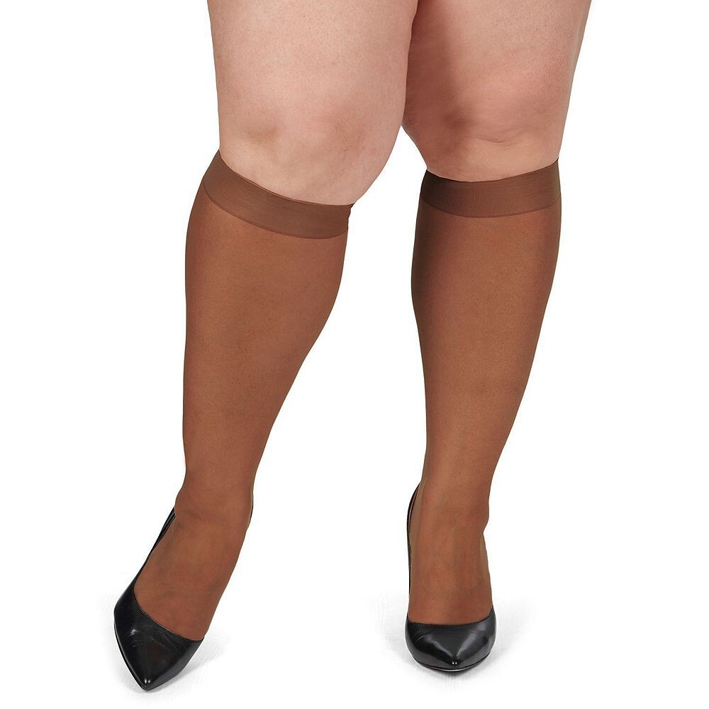 Энергичные чулки до колена больших размеров (2 шт.) MeMoi, цвет French Coffee
Энергичные чулки до колена больших размеров (2 шт.) MeMoi, цвет French Coffee