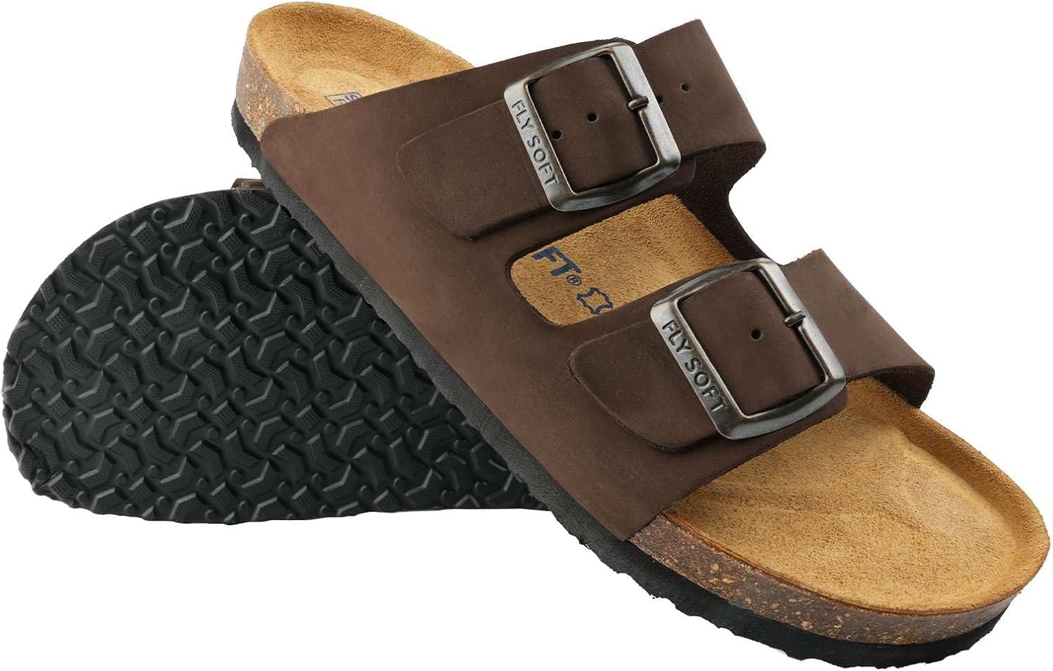 Мужские сандалии из 100 натуральной кожи- удобная амортизированная подошва Smart Foam, слипоны для повседневного летнего ношения, регулируемая посадка, прочная противоскользящая подошва Fly Soft, коричневый
Мужские сандалии из 100 натуральной кожи- удобная амортизированная подошва Smart Foam, слипоны для повседневного летнего ношения, регулируемая посадка, прочная противоскользящая подошва Fly Soft, коричневый