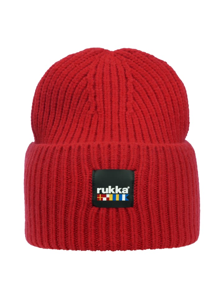 Вязаная шапка Ууссаари красного цвета rukka
Вязаная шапка Ууссаари красного цвета rukka