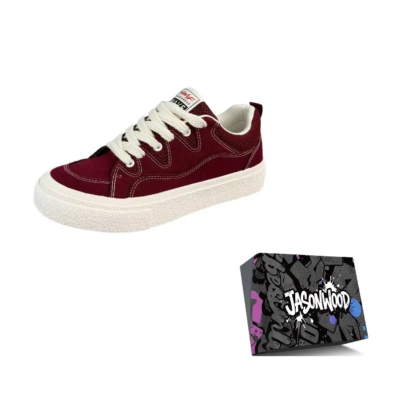 JASONWOOD Легкие противоскользящие низкие кожаные туфли мужские бордовые, цвет Burgundy
JASONWOOD Легкие противоскользящие низкие кожаные туфли мужские бордовые, цвет Burgundy