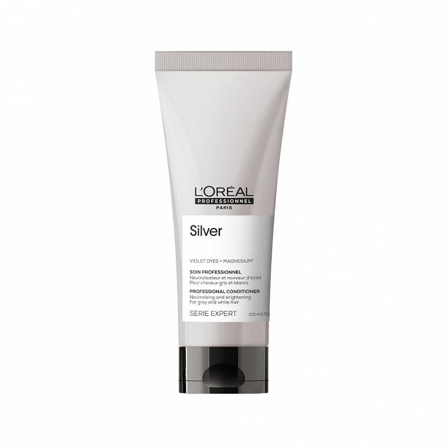 Кондиционер для коррекции оттенка светлых волос silver conditioner L′Oréal Professionnel Paris, 200 мл
Кондиционер для коррекции оттенка светлых волос silver conditioner L′Oréal Professionnel Paris, 200 мл