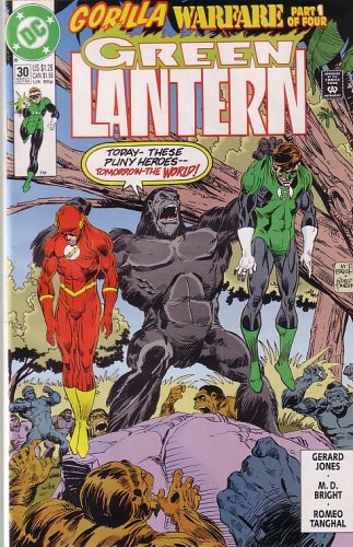 Green Lantern, #30 (Comic Book): Gorilla Warfare, Part 1 of Four (DC)
Green Lantern, #30 (Comic Book): Gorilla Warfare, Part 1 of Four (DC)