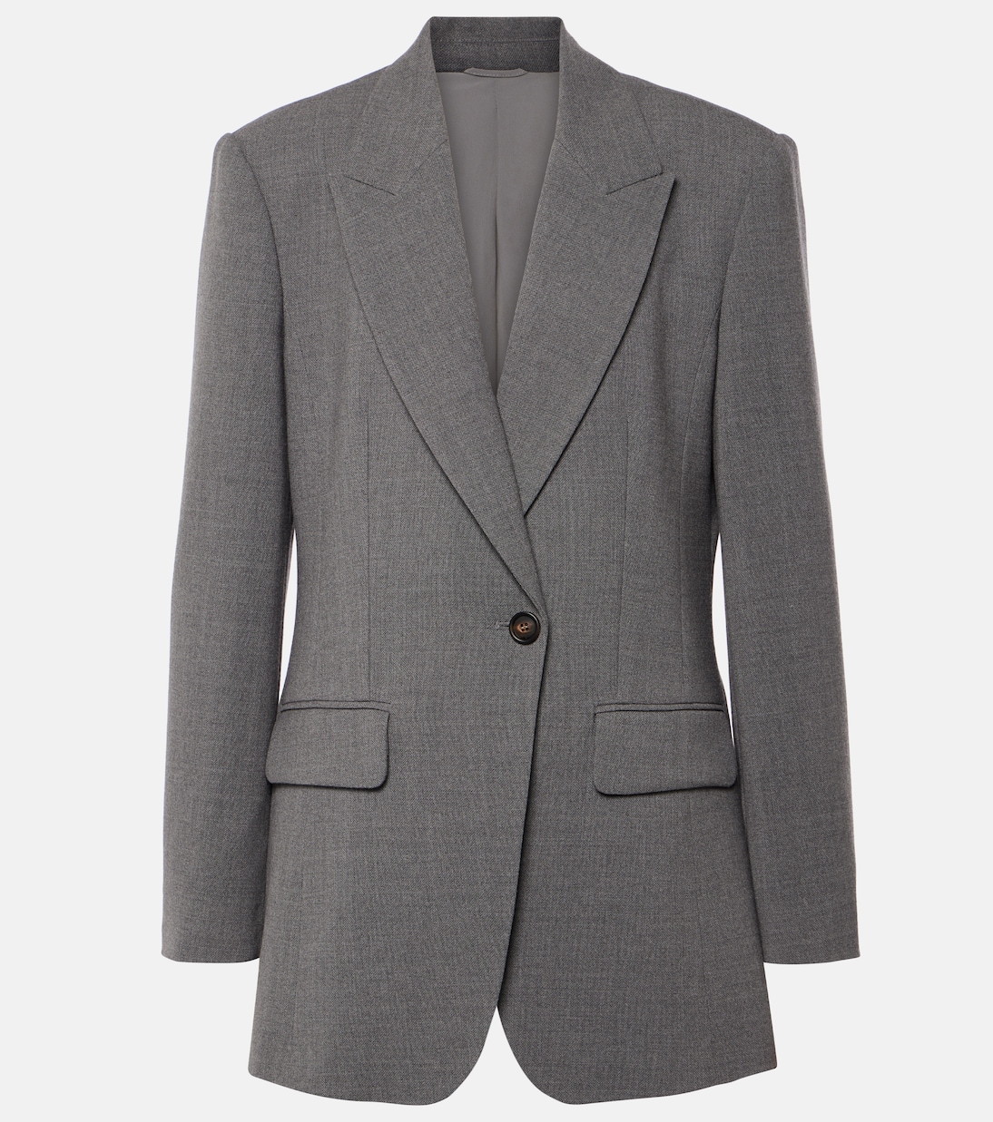 Шерстяной блейзер Brunello Cucinelli, Medium Grey
Шерстяной блейзер Brunello Cucinelli, Medium Grey