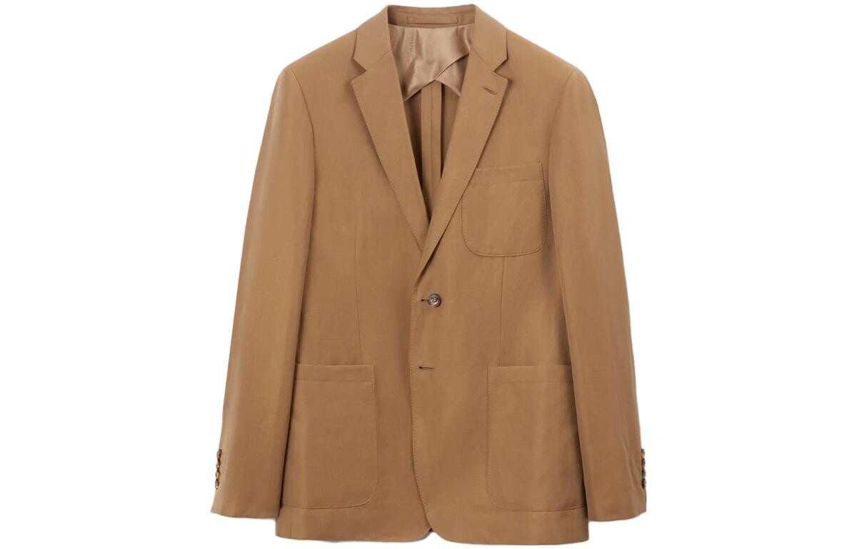 Деловой костюм мужской верблюжьего цвета Burberry, коричневый
Деловой костюм мужской верблюжьего цвета Burberry, коричневый