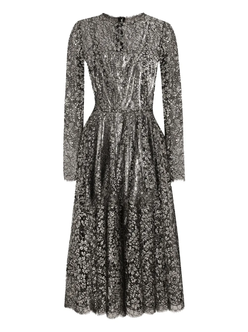 Кружевное платье миди Dolce & Gabbana, черный
Кружевное платье миди Dolce & Gabbana, черный