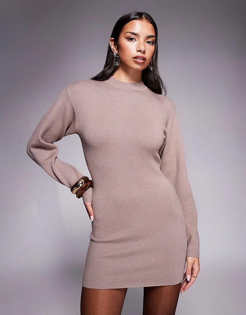 Платье-джемпер Aria Cove из структурированного трикотажа с рукавами-коконами цвета мокко
Платье-джемпер Aria Cove из структурированного трикотажа с рукавами-коконами цвета мокко