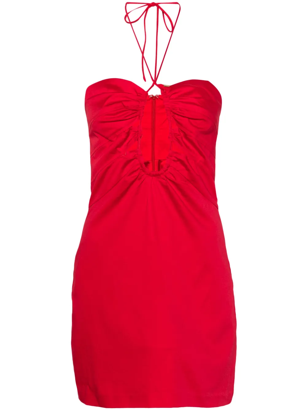 Платье мини Laura с вырезом халтер Cult Gaia, красный
Платье мини Laura с вырезом халтер Cult Gaia, красный