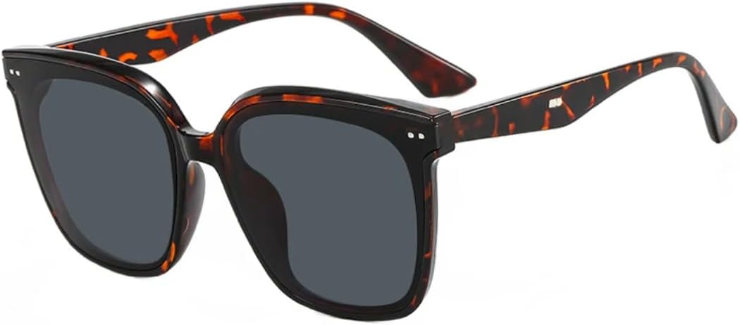 Солнцезащитные очки с защитой UV400 | Большая оправа с заклепками и цветными линзами | Для женщин и мужчин | Для занятий спортом на открытом воздухе и вождения DSVIGF, Leopard Gray
Солнцезащитные очки с защитой UV400 | Большая оправа с заклепками и цветными линзами | Для женщин и мужчин | Для занятий спортом на открытом воздухе и вождения DSVIGF, Leopard Gray