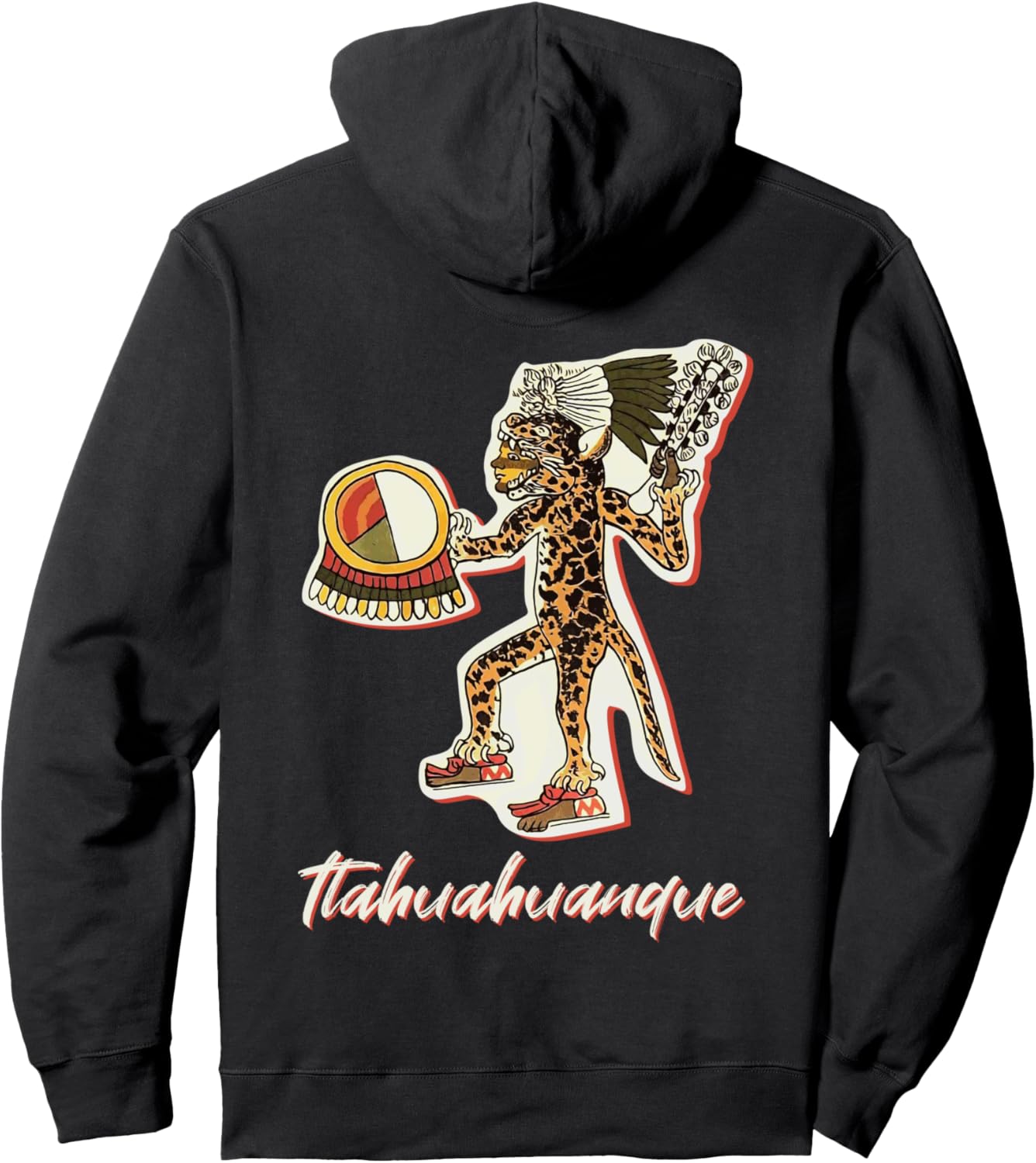 Толстовка с изображением воина-ягуара из ацтекского фольклора (Ттлахуанке) Aztec Culture Tlacochcalcatl Xochiyaoyotl, черный
Толстовка с изображением воина-ягуара из ацтекского фольклора (Ттлахуанке) Aztec Culture Tlacochcalcatl Xochiyaoyotl, черный