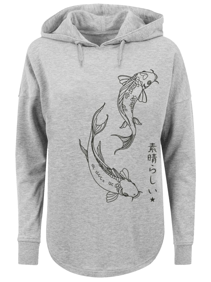 Толстовка большого размера Koi Carp серого цвета F4NT4STIC
Толстовка большого размера Koi Carp серого цвета F4NT4STIC