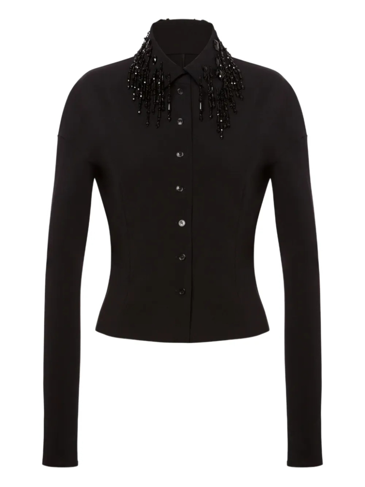 Alberta Ferretti рубашка с декорированным воротником, черный
Alberta Ferretti рубашка с декорированным воротником, черный