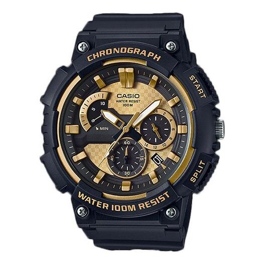 Часы CASIO Waterproof Sports Quartz Mens Black/Gold Analog, черный
Часы CASIO Waterproof Sports Quartz Mens Black/Gold Analog, черный
