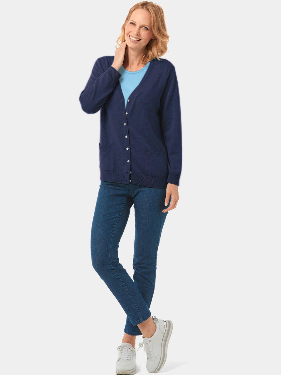 Вязаный кардиган Goldner, темно-синий
Вязаный кардиган Goldner, темно-синий