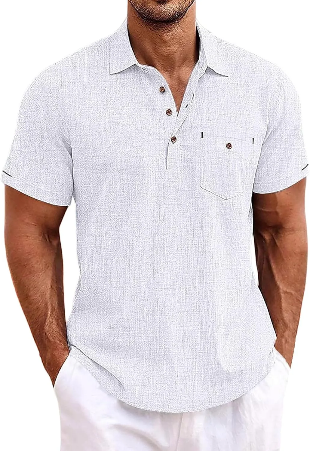 Мужская поло Ymosrh короткий рукав однотонная
Мужская поло Ymosrh короткий рукав однотонная