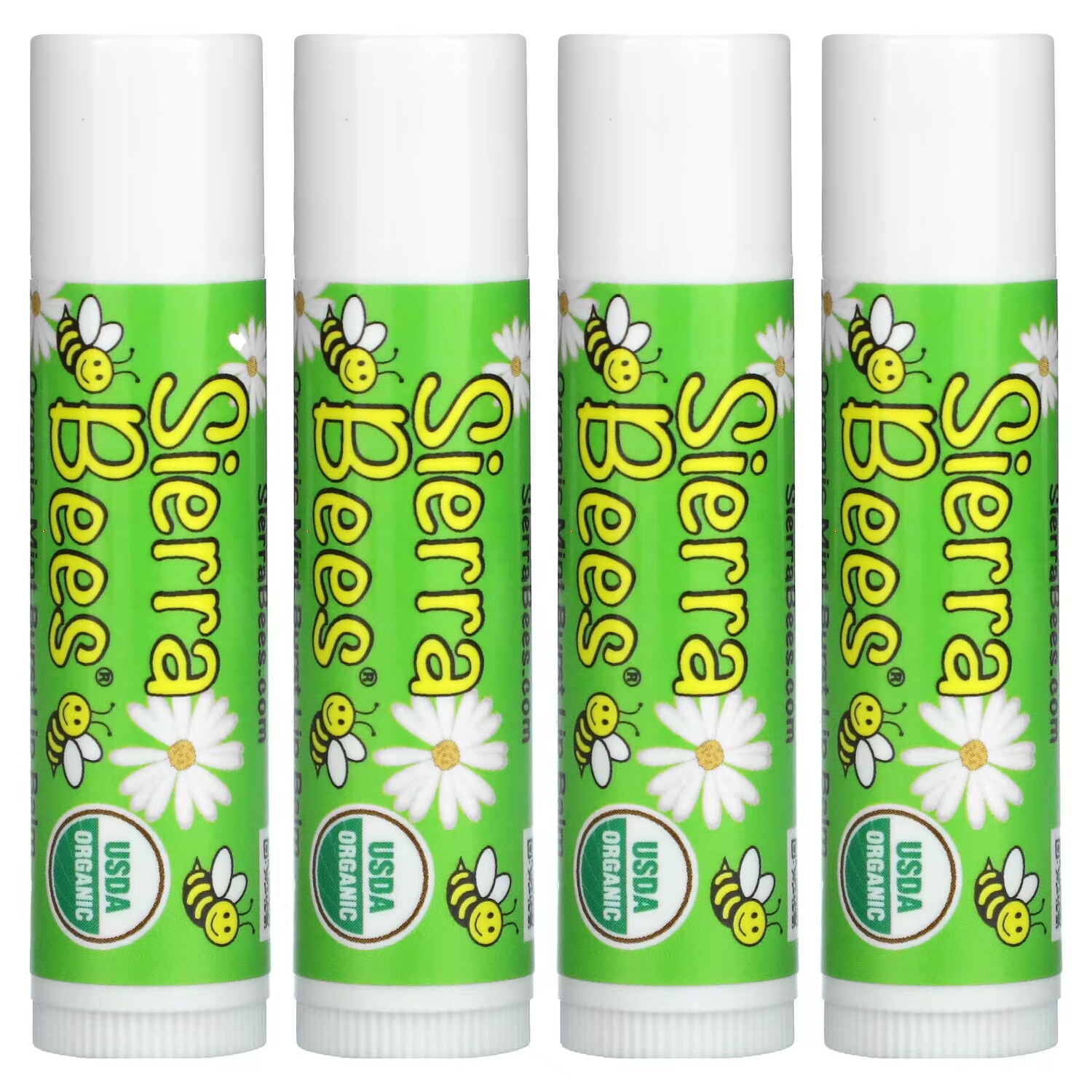 Органические бальзамы для губ Sierra Bees Mint Burst, 4 упаковки по 0,15 унции (4,25 г) каждый
Органические бальзамы для губ Sierra Bees Mint Burst, 4 упаковки по 0,15 унции (4,25 г) каждый