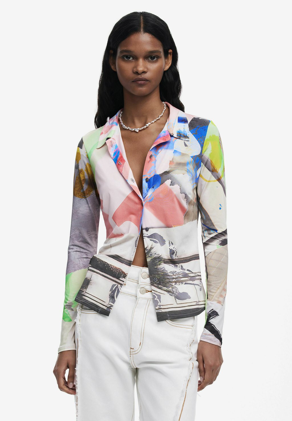 Блузка на пуговицах COLLAGE BUTTONED Desigual, мультиколор
Блузка на пуговицах COLLAGE BUTTONED Desigual, мультиколор