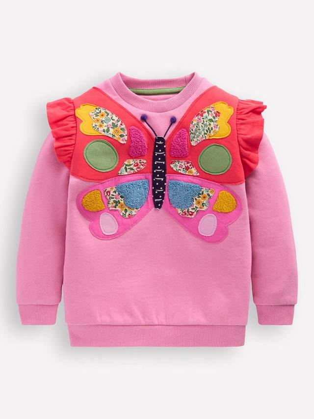 Детский свитшот с аппликацией из хлопковой смеси Mini Boden, Pink Butterfly
Детский свитшот с аппликацией из хлопковой смеси Mini Boden, Pink Butterfly