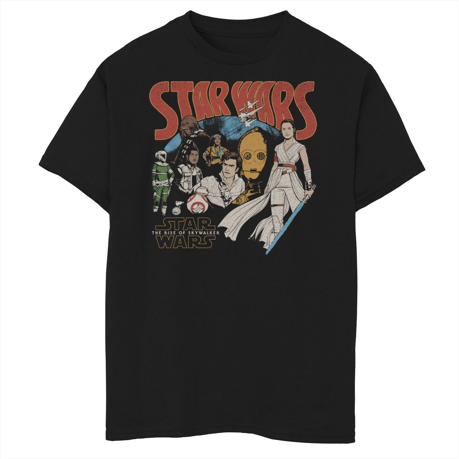 Футболка с рисунком «Звездные войны: Скайуокер. Восход» для мальчиков 8–20 лет, ретро-коллаж Licensed Character, черный
Футболка с рисунком «Звездные войны: Скайуокер. Восход» для мальчиков 8–20 лет, ретро-коллаж Licensed Character, черный