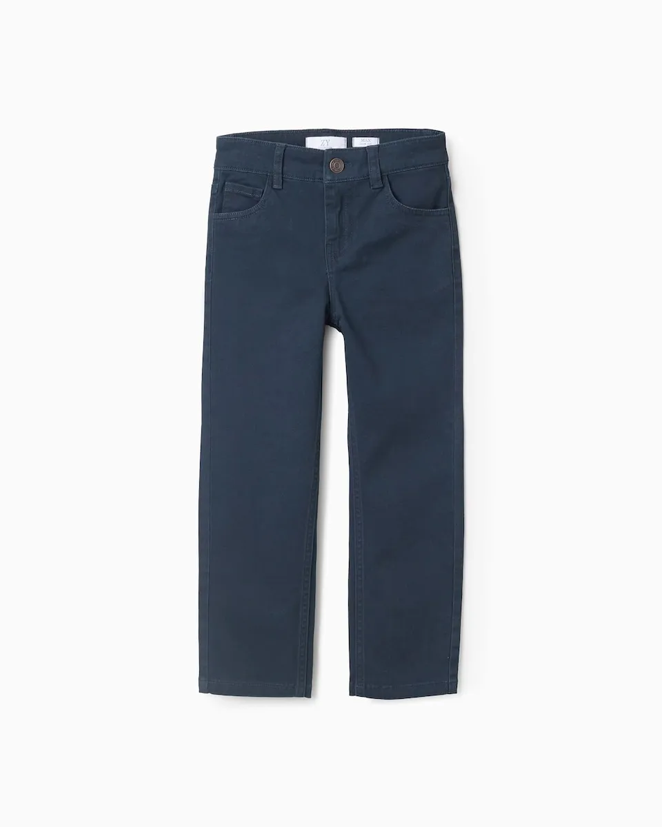 Детские брюки из саржи с регулируемой талией Zippy, темно-синий
Детские брюки из саржи с регулируемой талией Zippy, темно-синий