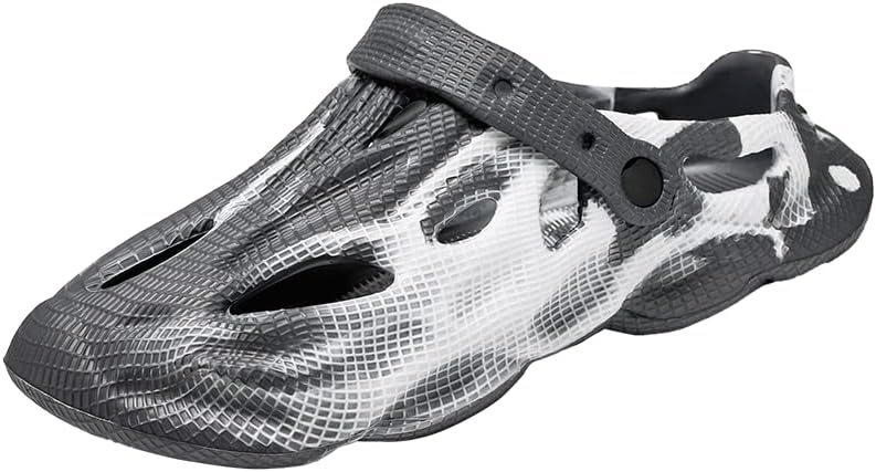 Мужские сандалии и шлепанцы, модные пляжные туфли с вырезами, легкие и дышащие нескользящие повседневные шлепанцы Sanjimida, белый/черный
Мужские сандалии и шлепанцы, модные пляжные туфли с вырезами, легкие и дышащие нескользящие повседневные шлепанцы Sanjimida, белый/черный